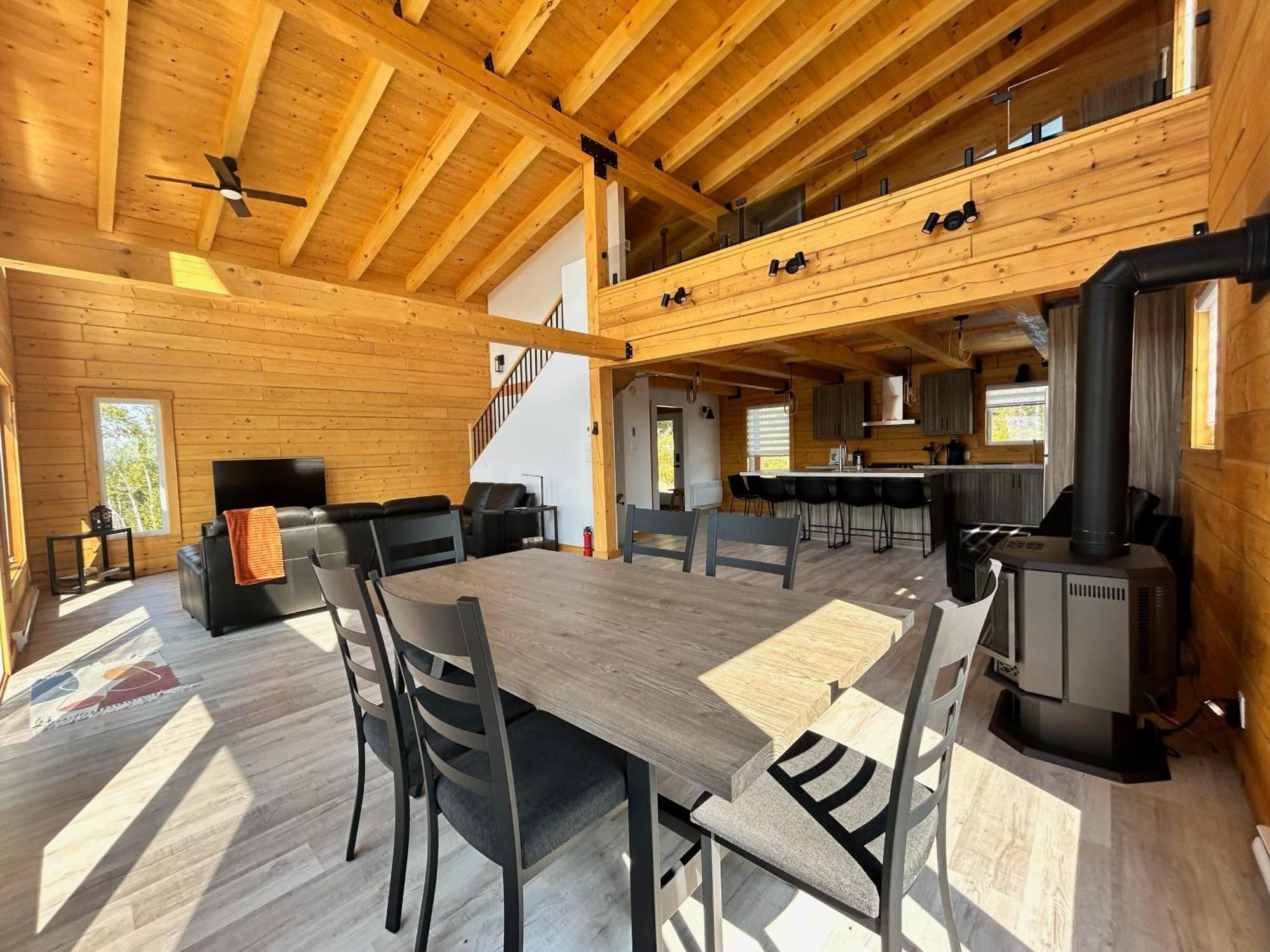 Chalets Domaine Otis Saint-Félix-d'Otis エクステリア 写真